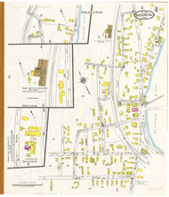 Shelburne Falls, MA Fire Insurance 1919 Sheet 4 - Old Town Map Reprint - Franklin Co.