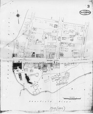 Shelburne Falls, MA Fire Insurance 1919 (1941) Sheet 2 - Old Town Map Reprint - Franklin Co.