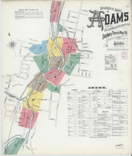 Adams, 1901 - Old Map Massachusetts Fire Insurance Index