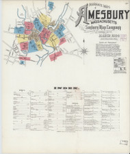Amesbury, 1904 - Old Map Massachusetts Fire Insurance Index