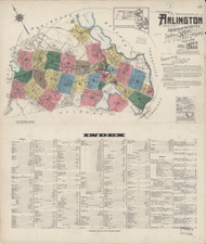 Arlington, 1922 - Old Map Massachusetts Fire Insurance Index