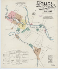 Athol, 1887 - Old Map Massachusetts Fire Insurance Index