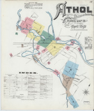 Athol, 1892 - Old Map Massachusetts Fire Insurance Index