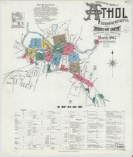Athol, 1905 - Old Map Massachusetts Fire Insurance Index