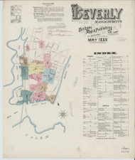 Beverly, 1886 - Old Map Massachusetts Fire Insurance Index