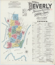 Beverly, 1896 - Old Map Massachusetts Fire Insurance Index