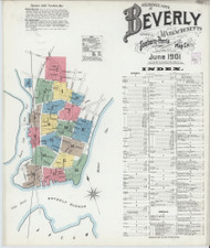 Beverly, 1901 - Old Map Massachusetts Fire Insurance Index