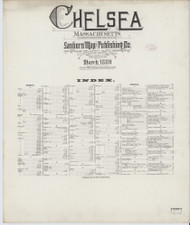 Chelsea, 1889 - Old Map Massachusetts Fire Insurance Index