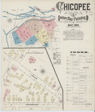 Chicopee, 1885 - Old Map Massachusetts Fire Insurance Index