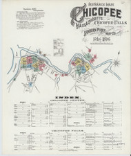 Chicopee, 1896 - Old Map Massachusetts Fire Insurance Index