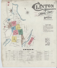 Clinton, 1894 - Old Map Massachusetts Fire Insurance Index