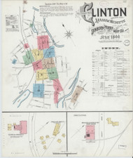 Clinton, 1899 - Old Map Massachusetts Fire Insurance Index