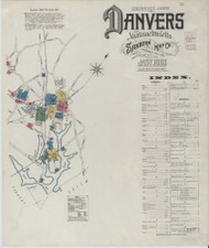 Danvers, 1903 - Old Map Massachusetts Fire Insurance Index