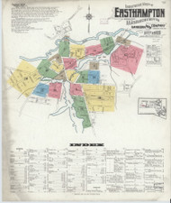 Easthampton, 1916 - Old Map Massachusetts Fire Insurance Index
