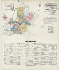 Framingham, 1915 - Old Map Massachusetts Fire Insurance Index
