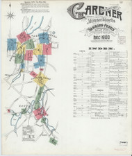 Gardner, 1900 - Old Map Massachusetts Fire Insurance Index
