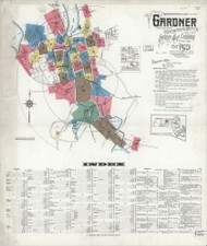 Gardner, 1923 - Old Map Massachusetts Fire Insurance Index