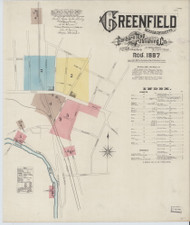 Greenfield, 1887 - Old Map Massachusetts Fire Insurance Index