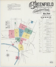 Greenfield, 1892 - Old Map Massachusetts Fire Insurance Index