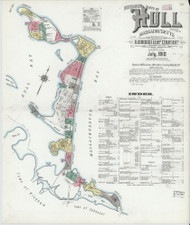 Hull, 1910 - Old Map Massachusetts Fire Insurance Index
