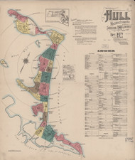 Hull, 1922 - Old Map Massachusetts Fire Insurance Index
