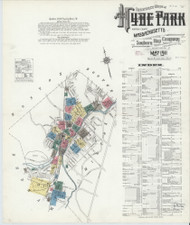 Hyde Park, 1911 - Old Map Massachusetts Fire Insurance Index