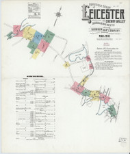 Leicester, 1910 - Old Map Massachusetts Fire Insurance Index