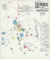 Lenox, 1911 - Old Map Massachusetts Fire Insurance Index