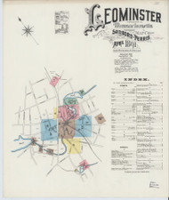 Leominster, 1891 - Old Map Massachusetts Fire Insurance Index