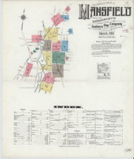 Mansfield, 1911 - Old Map Massachusetts Fire Insurance Index
