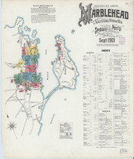 Marblehead, 1901 - Old Map Massachusetts Fire Insurance Index