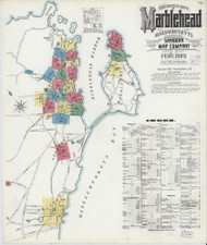 Marblehead, 1908 - Old Map Massachusetts Fire Insurance Index