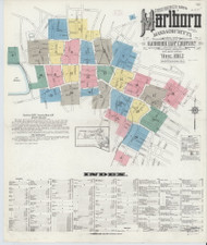 Marlborough, 1912 - Old Map Massachusetts Fire Insurance Index