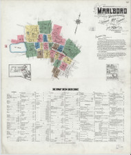 Marlborough, 1920 - Old Map Massachusetts Fire Insurance Index