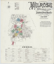 Melrose, 1897 - Old Map Massachusetts Fire Insurance Index