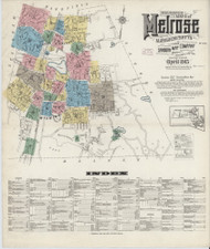 Melrose, 1915 - Old Map Massachusetts Fire Insurance Index