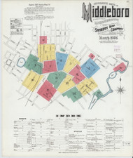 Middleboro, 1906 - Old Map Massachusetts Fire Insurance Index