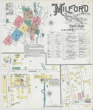 Milford, 1892 - Old Map Massachusetts Fire Insurance Index