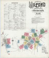 Milford, 1910 - Old Map Massachusetts Fire Insurance Index