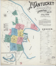 Nantucket, 1892 - Old Map Massachusetts Fire Insurance Index