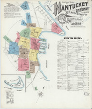 Nantucket, 1898 - Old Map Massachusetts Fire Insurance Index