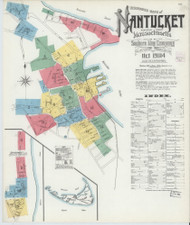 Nantucket, 1904 - Old Map Massachusetts Fire Insurance Index
