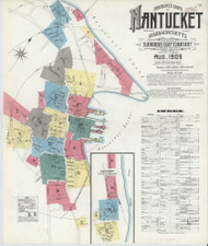 Nantucket, 1909 - Old Map Massachusetts Fire Insurance Index