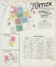 Natick, 1894 - Old Map Massachusetts Fire Insurance Index
