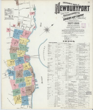 Newburyport, 1906 - Old Map Massachusetts Fire Insurance Index
