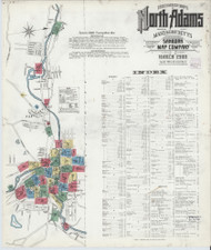 North Adams, 1908 - Old Map Massachusetts Fire Insurance Index