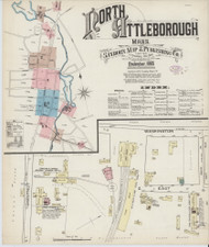 North Attleborough, 1885 - Old Map Massachusetts Fire Insurance Index