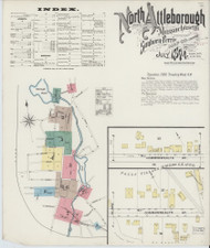 North Attleborough, 1894 - Old Map Massachusetts Fire Insurance Index