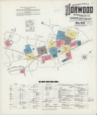 Norwood, 1909 - Old Map Massachusetts Fire Insurance Index