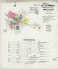 Orange, 1917 - Old Map Massachusetts Fire Insurance Index